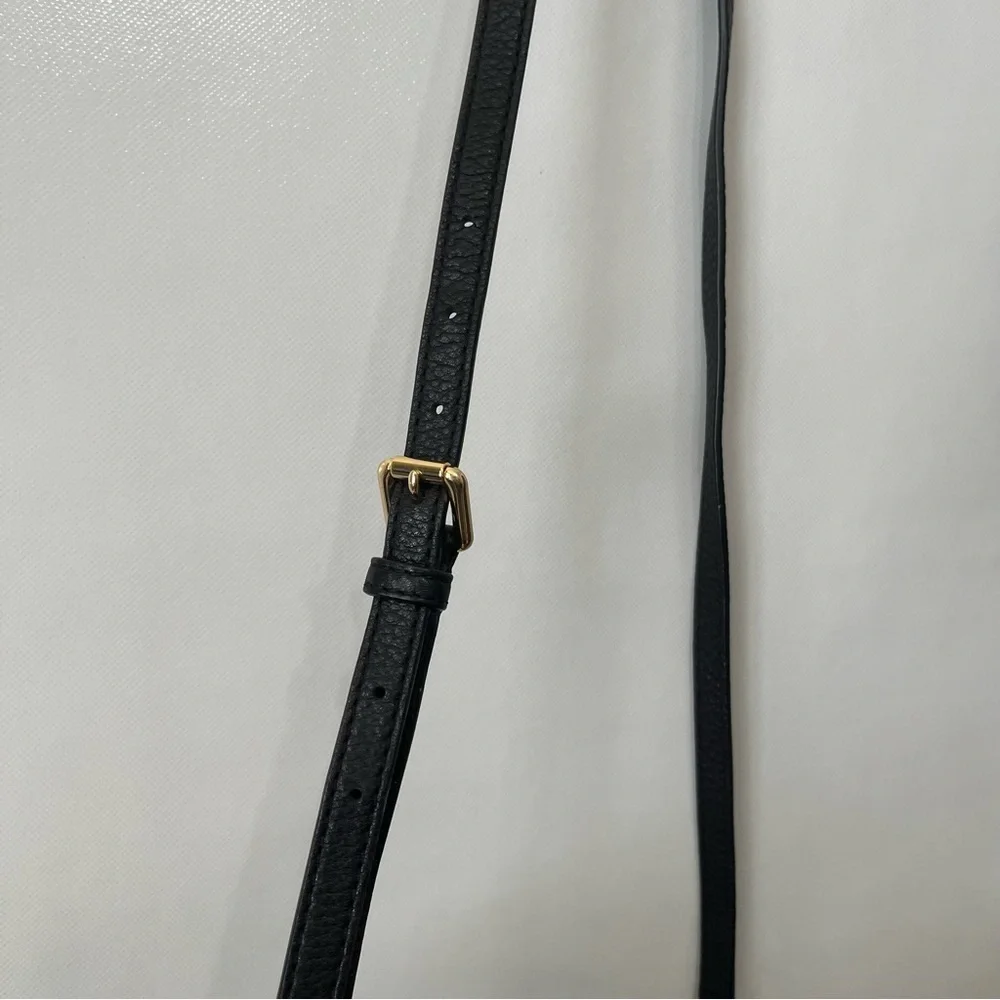 Michael Kors Black Leather Crossbody Bag